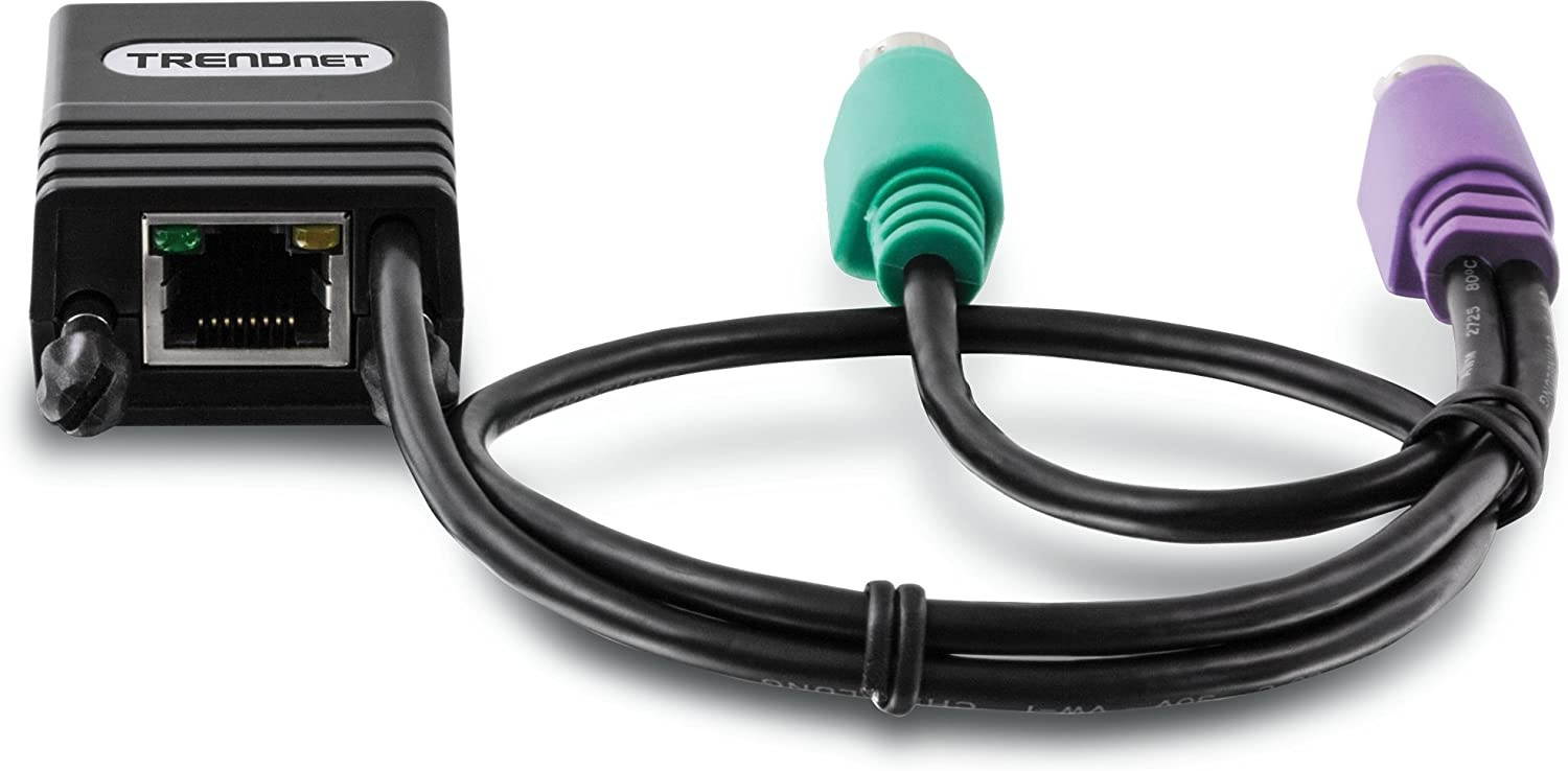 TRENDnet CAT5 PS/2 Server Interface Module, Connects CAT5 KVM Switch, PS/2, VGA, Cat5/CAT5e/CAT6, Windows/Linux/Sun, TK-CAT5P