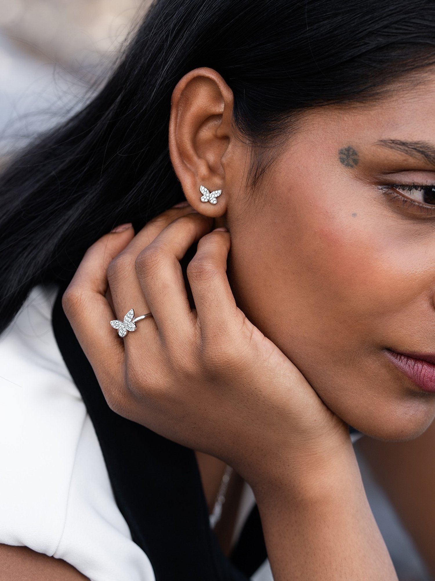 GIVA 925 Silver Pearly Bloom Ring for Women & Girls