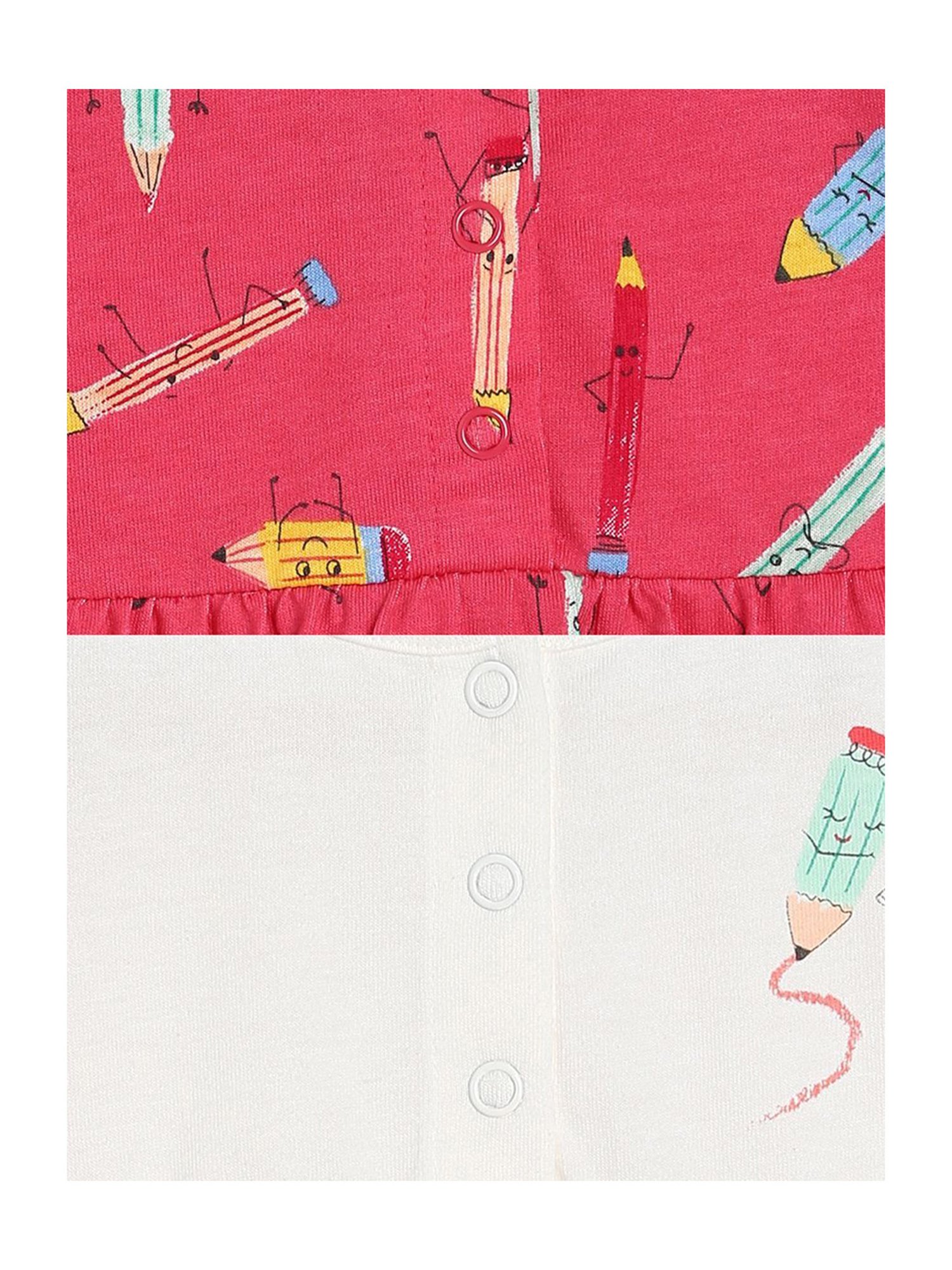 Nauti Nati Kids Blue Embroidered Dress