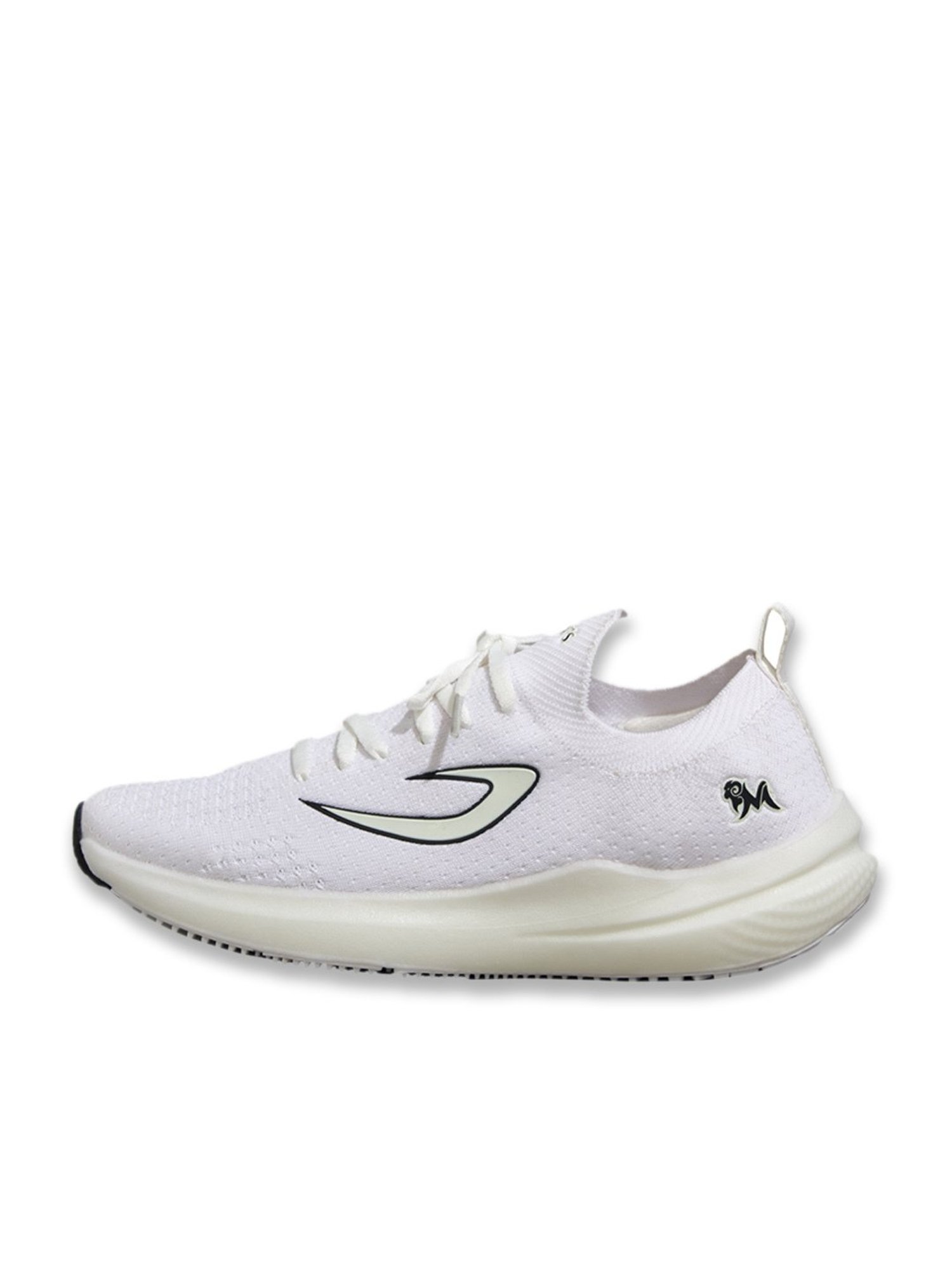 Neemans Men's Whoosh Lite White Running Shoes