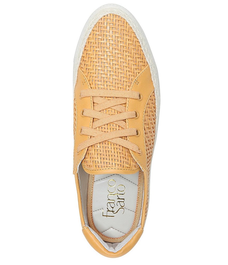 Franco Sarto Hyria Woven Lace-Up Platform Sneakers