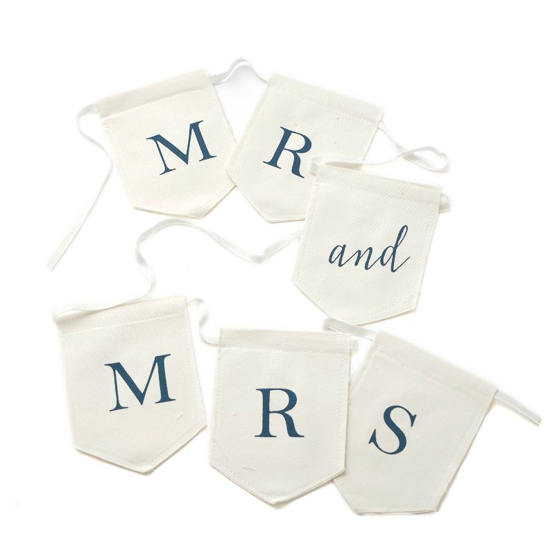 Mr and Mrs Banner Navy/White