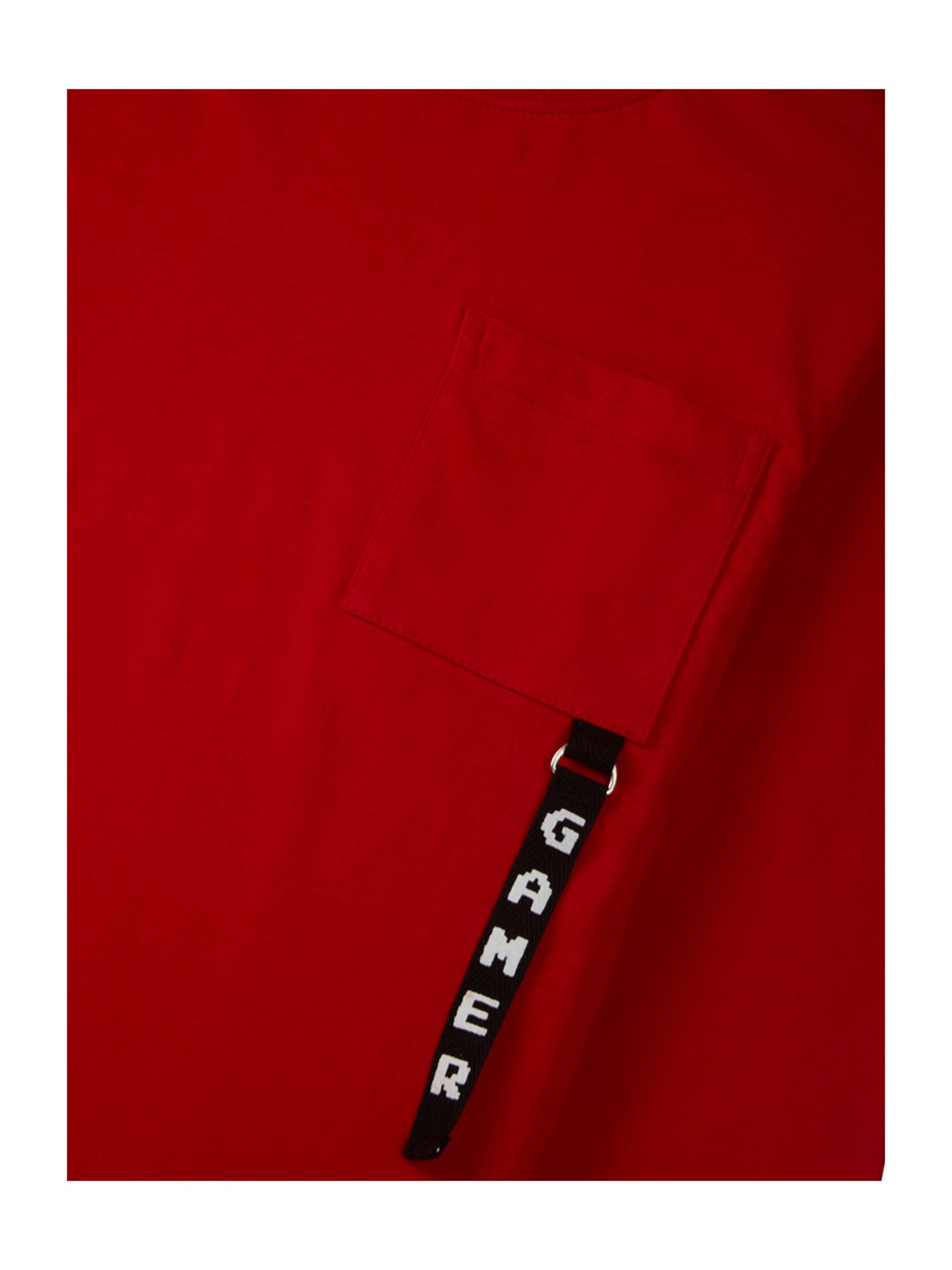 Gini & Jony Kids Red Solid Full Sleeves T-Shirt