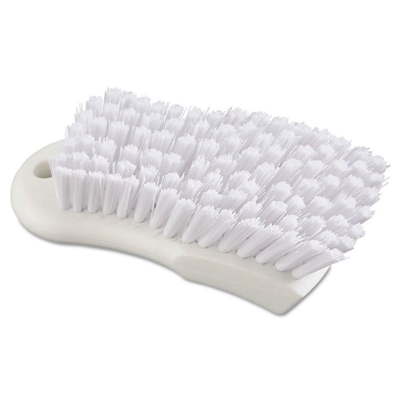 Boardwalk BWKFSCBWH 6 in. Polypropylene Fill Scrub Brush - White