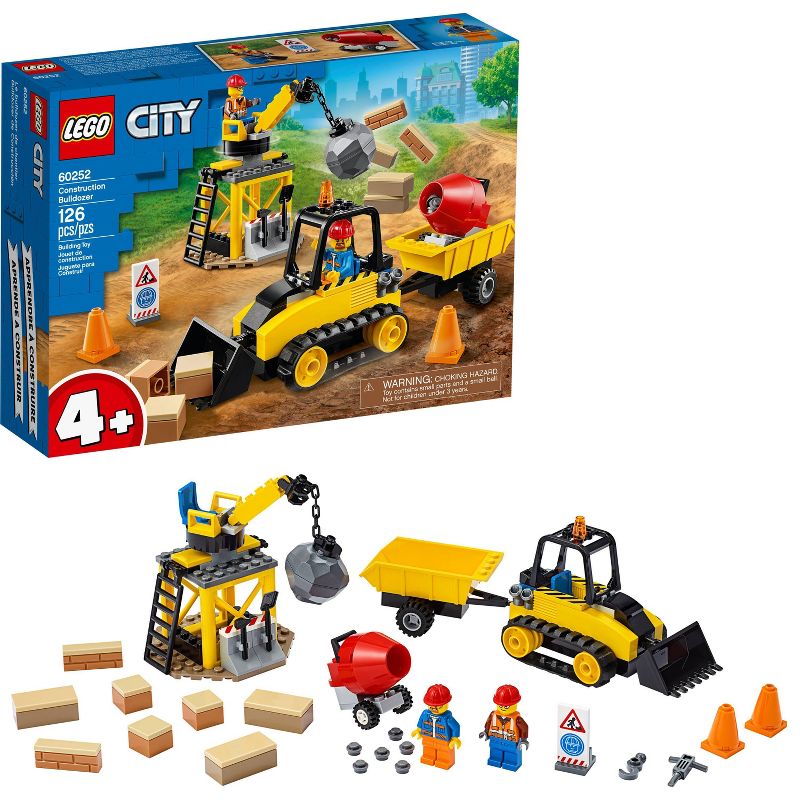 LEGO City Construction Bulldozer Building Set 60252