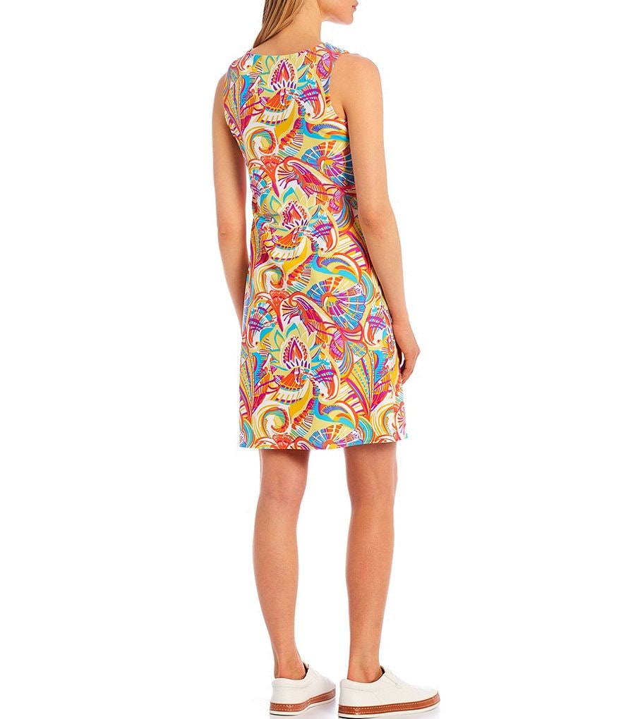 Jude Connally Beth Sleeveless Jewel Neck Shift Dress