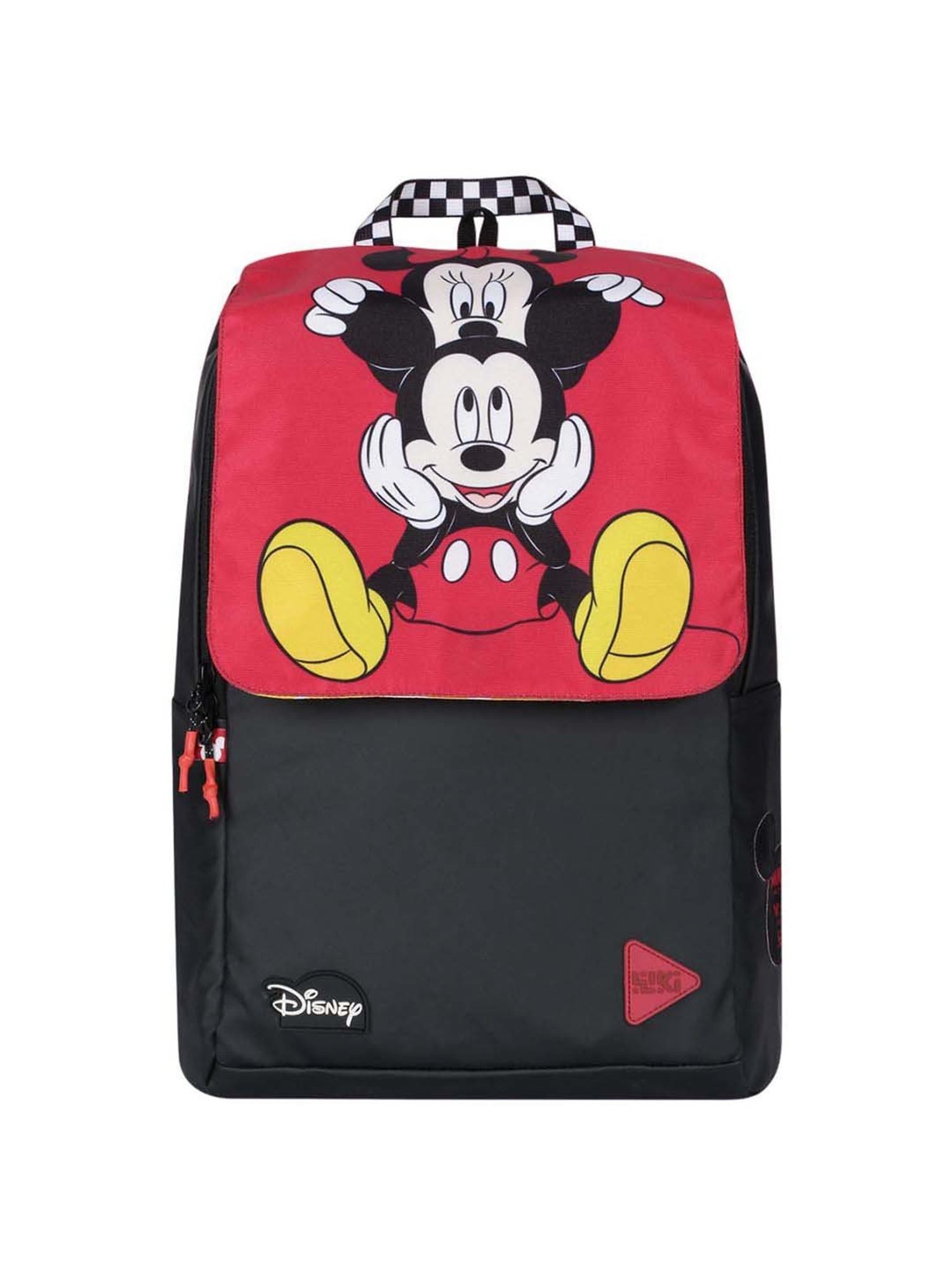 Wiki Mickey Black & Red Printed Medium Messenger Bag