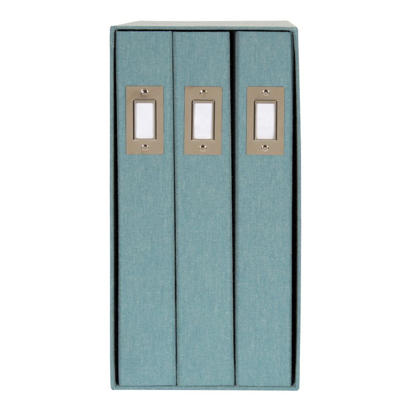 MBI Baby Post Bound Album W/Window 12"X12"-Blue