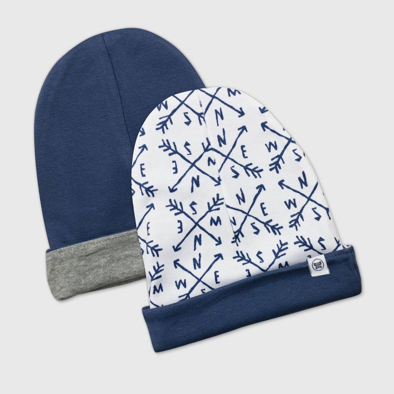 Baby Boys' 3pk Cap - Just One You® made by carter's Blue 0-3M