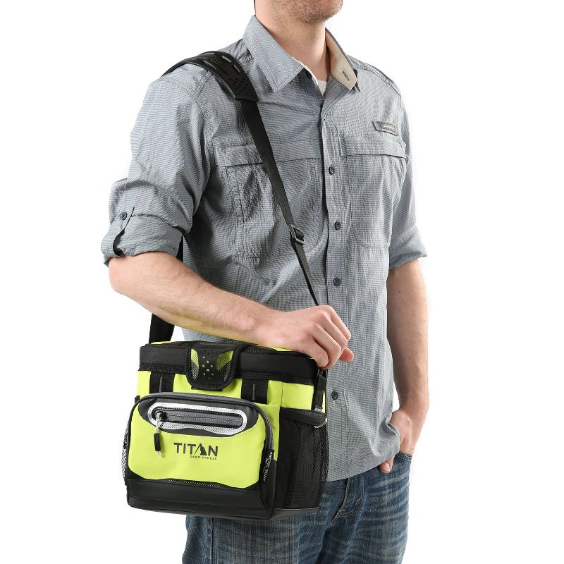 California Innovations Titan Deep Freeze 6qt Zipperless HardBody Cooler - Lime Green