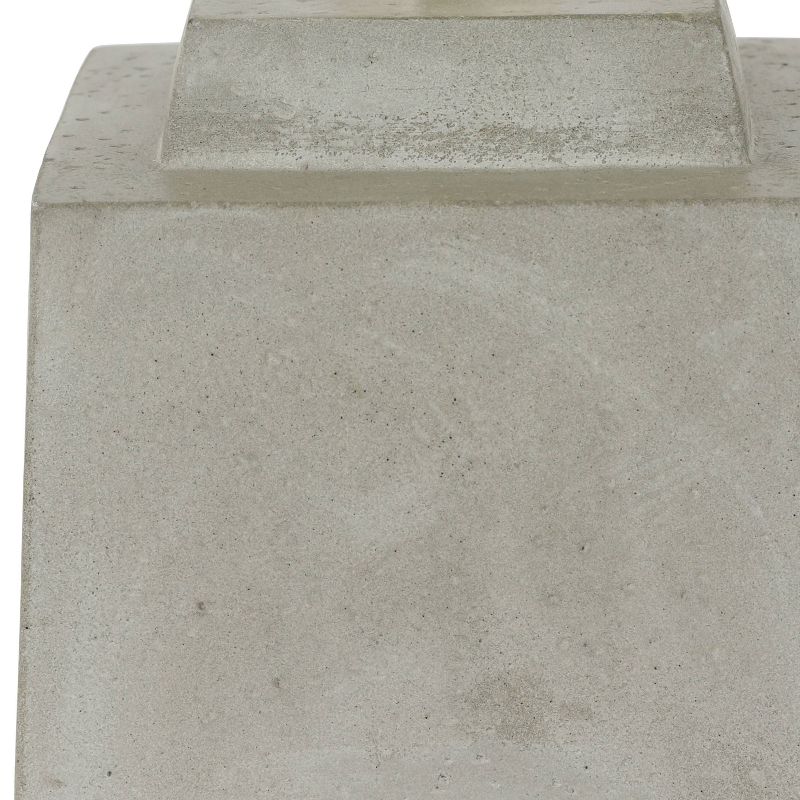 Possini Euro Design Industrial Table Lamp Oil Rubbed Bronze Clear Glass Burlap Tapered Drum Shade for Living Room Bedroom Bedside