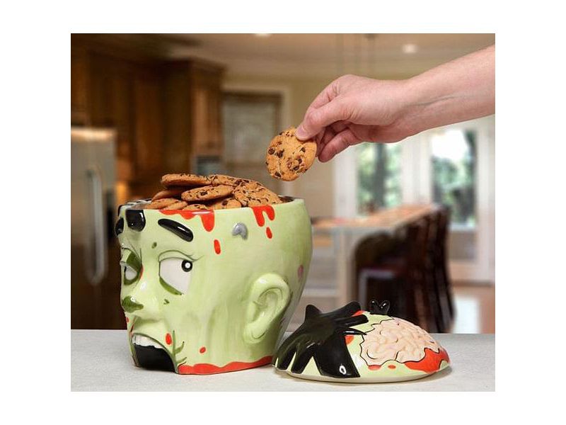 ThinkGeek Zombie Head Ceramic Candy & Cookie Jar