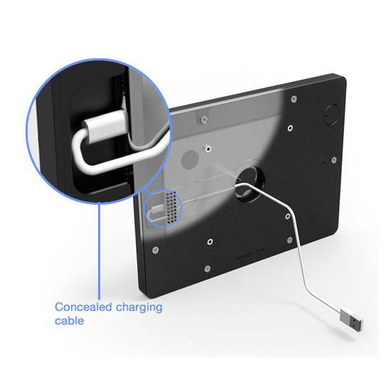 VidaMount White Exposed Rear Camera VESA Enclosure compatible with iPad Pro 12.9" (3rd Gen)