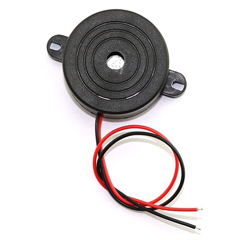 5Pack DC 324V 85 dB Active Piezo Buzzer Piezoelectric Sound Beeper Continous Sound Car Accessries Black