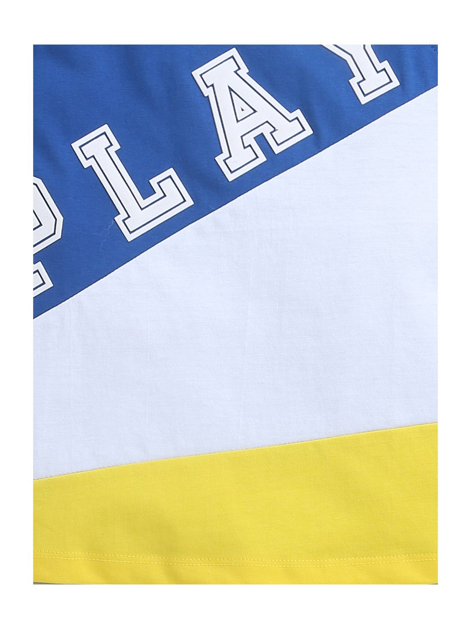 Bumzee Boys Multicolor Color Block T-Shirt