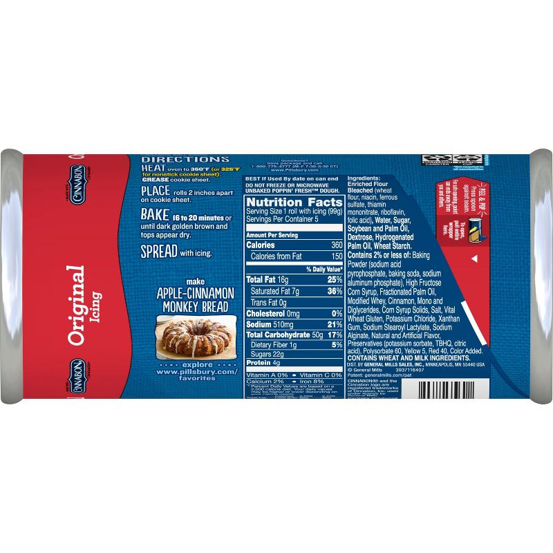 Pillsbury Grands! Flaky Cinnamon Rolls - 17.5oz/5ct