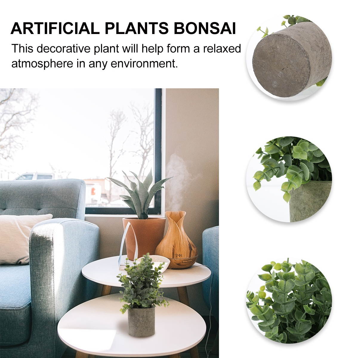 Simulation Green Plant Pot Decoration Artificial Green Plant Pot Home Decor