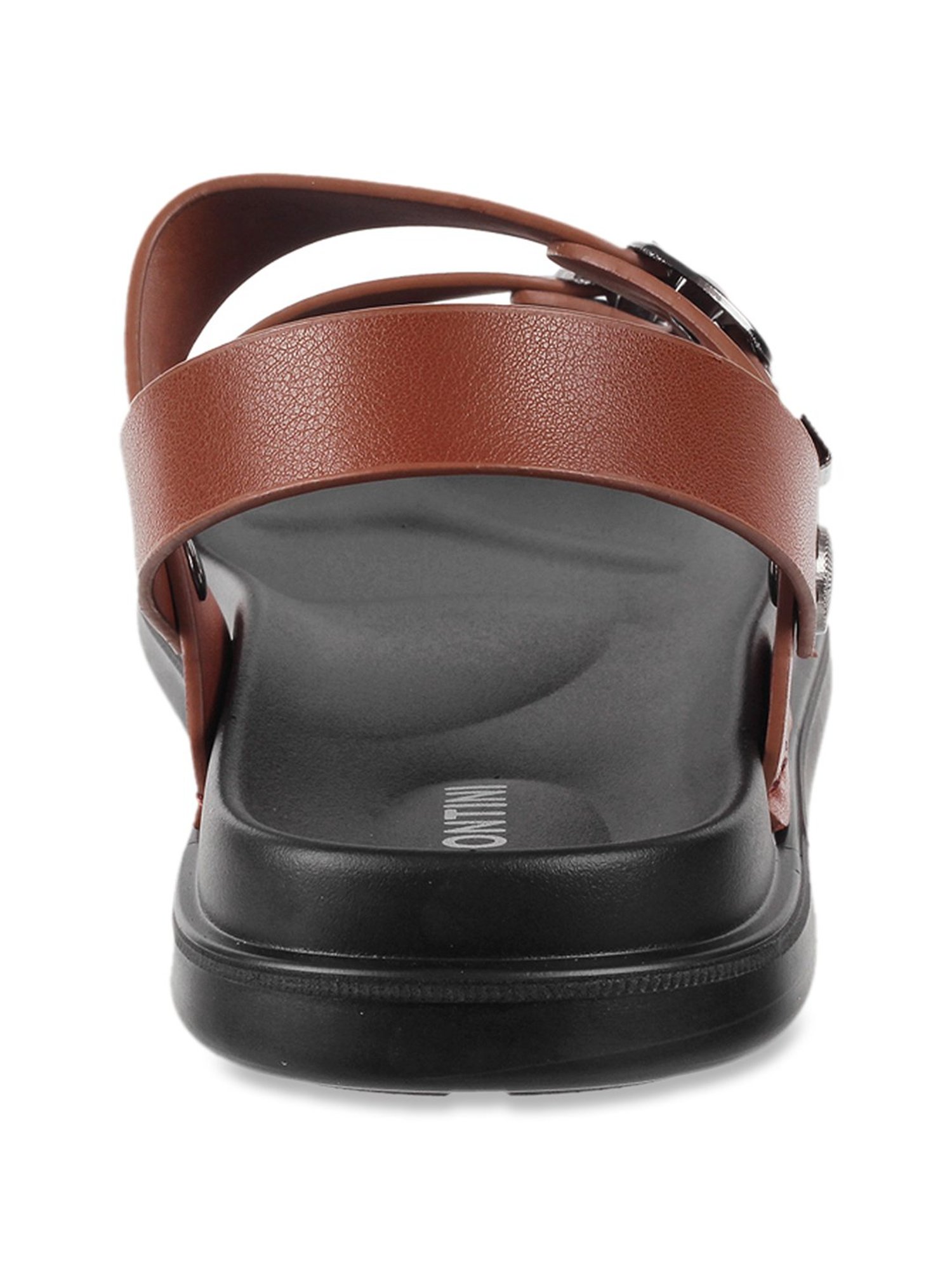 J. Fontini by Mochi Men's Tan Sling Back Sandals