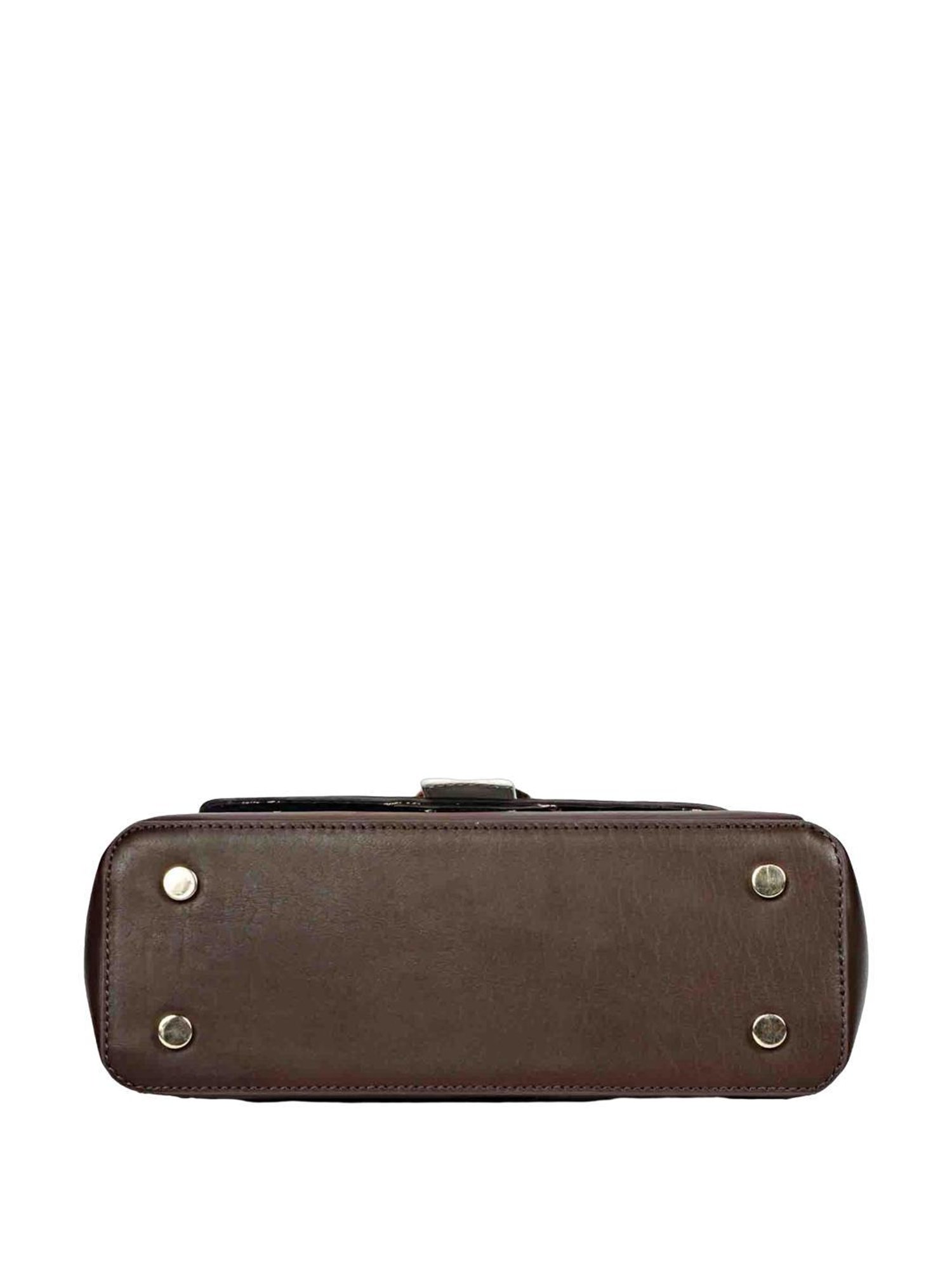 Favore Brown Striped Small Sling Handbag