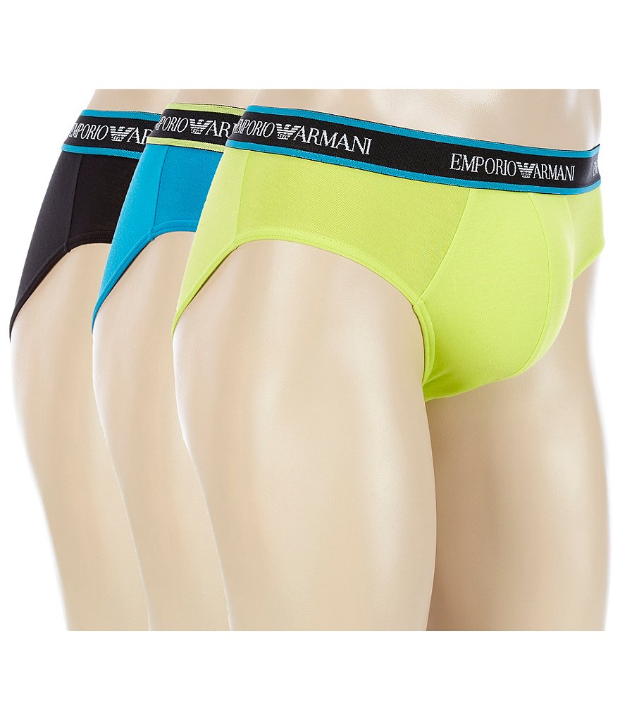 Emporio Armani Core Logo Band Briefs 3-Pack