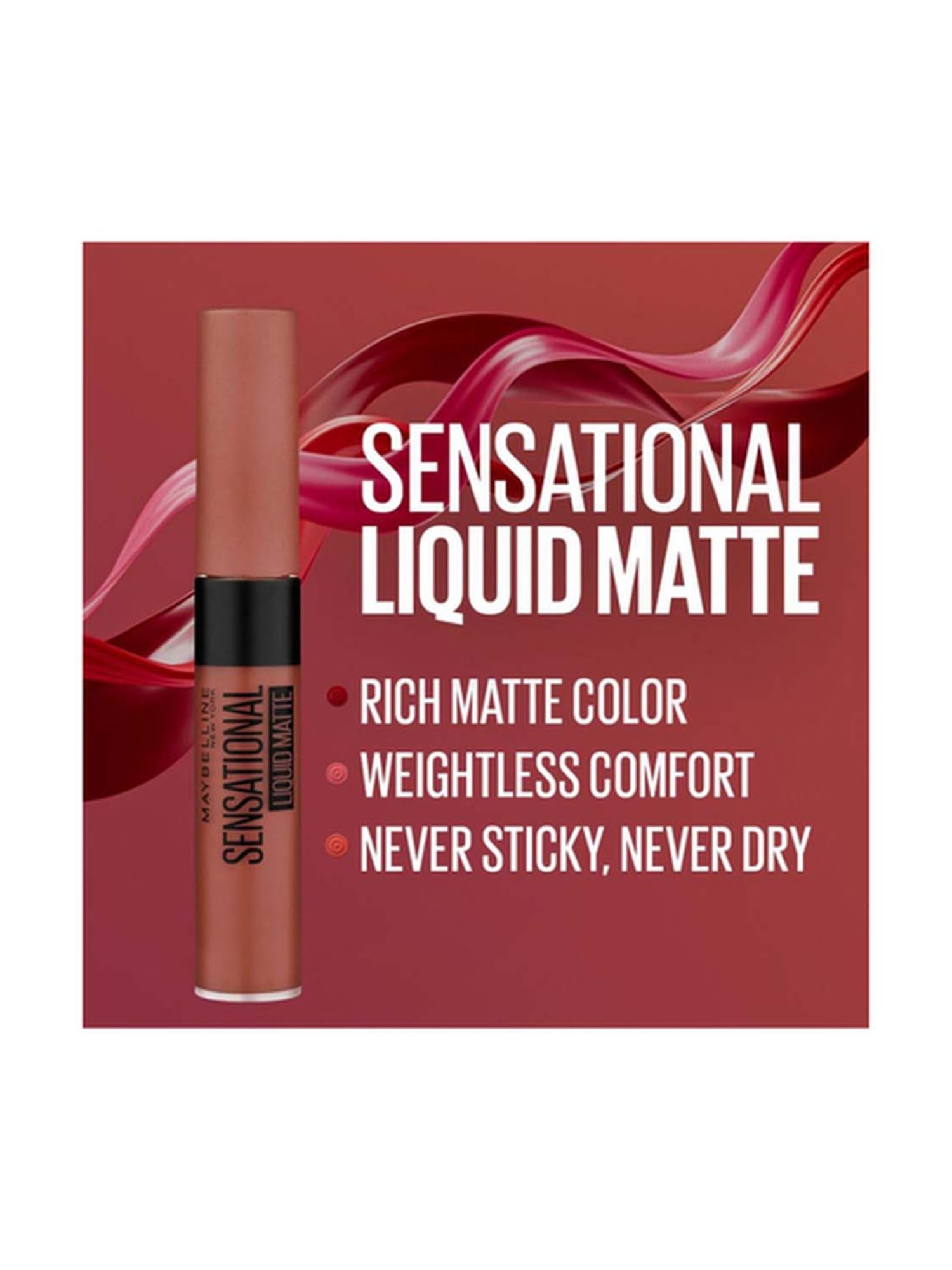 Maybelline New York Sensational Liquid Matte - Strip It Off,7ml