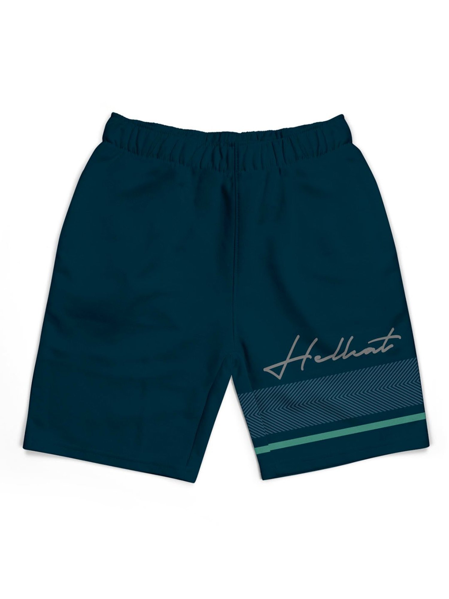 HELLCAT Kids Blue Printed Shorts