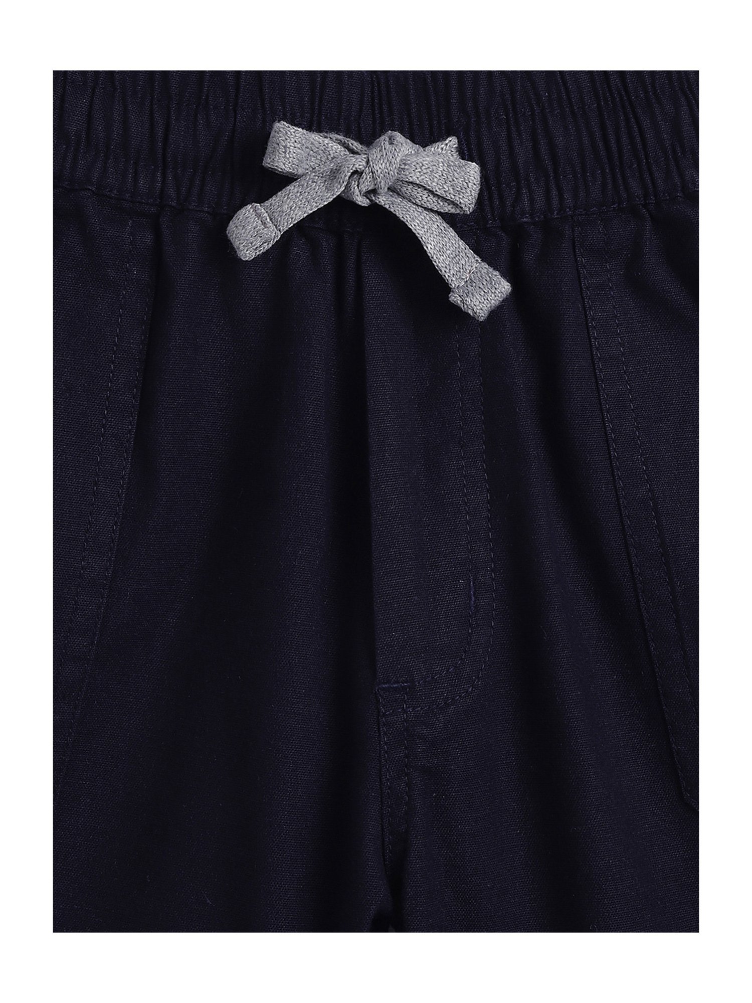 Campana Kids Navy Solid Shorts