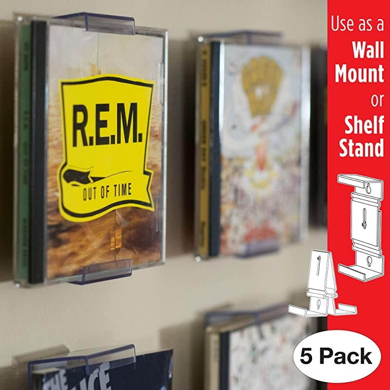 CD Mount Wall Frame Display and Shelf Stand Invisible and Adjustable 5 Pack