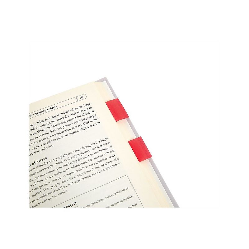 Staples Stickies Page Flags Red 1" Wide 100/Pack (14110) 667003