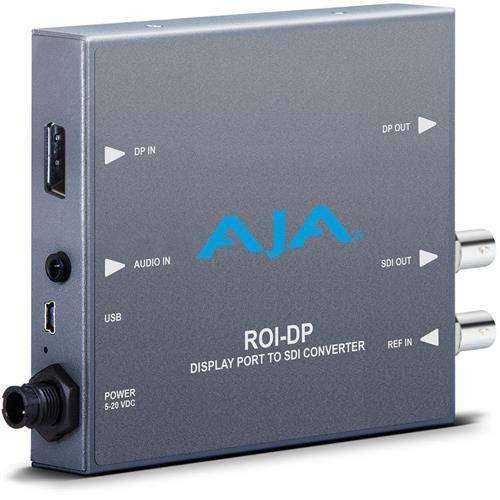 AJA ROI-DP DisplayPort to SDI with ROI Scaling and Power Supply