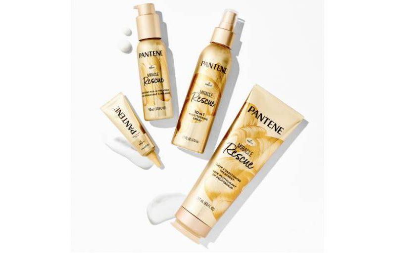 Pantene 4ct Miracle Intense Rescue Shots Dry Hair Treatment - 0.5 fl oz