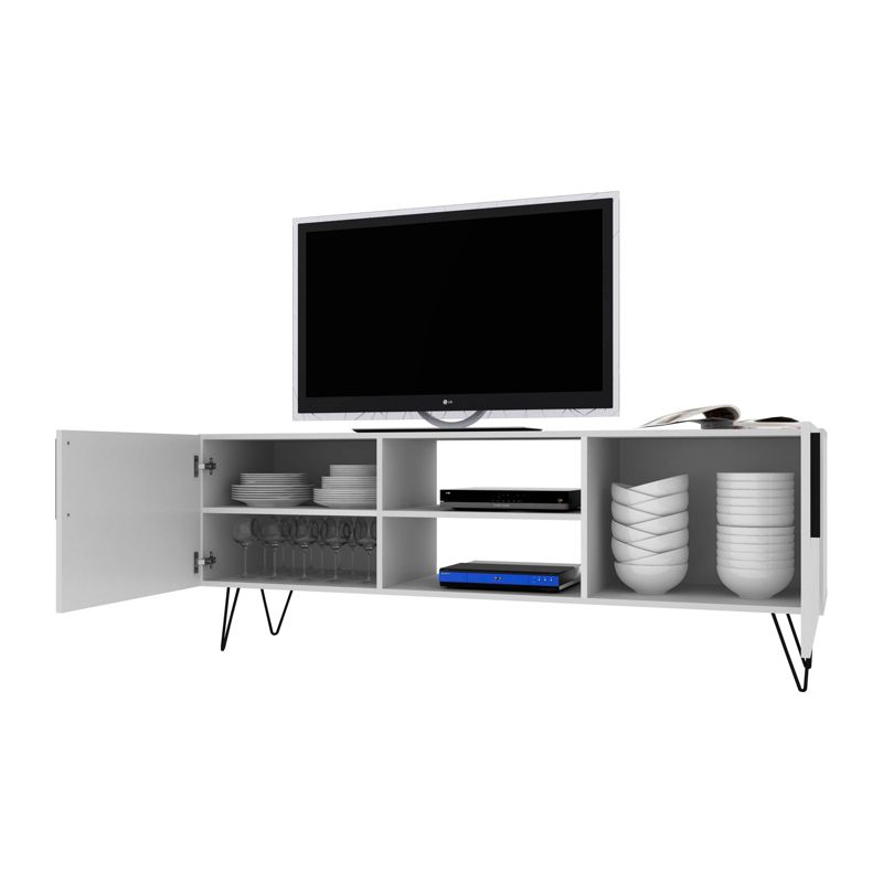 Nolita TV Stand for TVs up to 60" White - Manhattan Comfort
