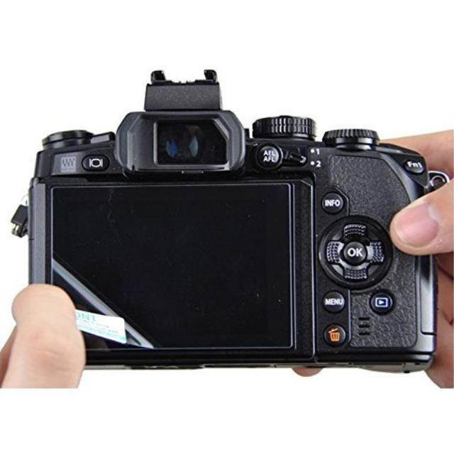 jjc gspxt1 tempered toughened optical glass camera screen protector 9h hardness antibubble antiscratch antiburst antifingerprint ultrathin super light transmittance for fujifilm xt1 digital camera