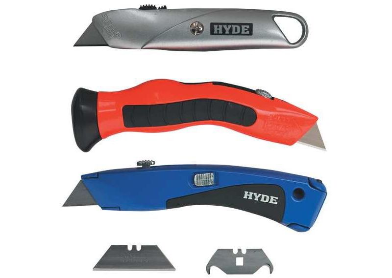 HYDE 42075 Utility Knife, Retractable, Utility, General Purpose, Metal