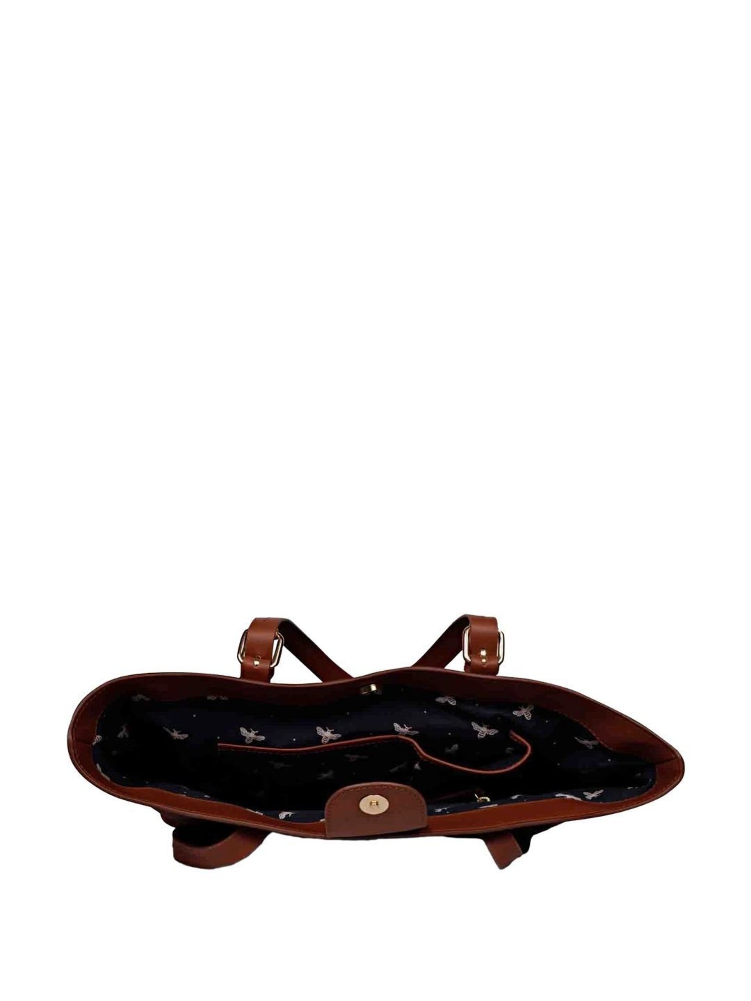 Favore Brown Solid Medium Totes