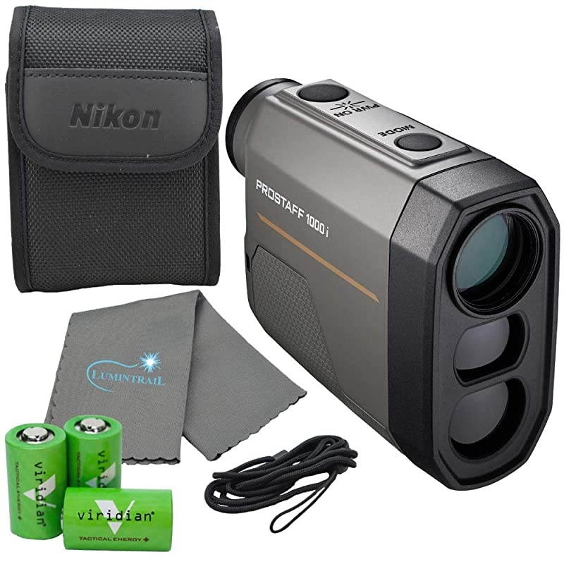 Prostaff Laser Rangefinder Bundle with 3 CR2 Batteries and Lumintrail Cleaning Cloth
