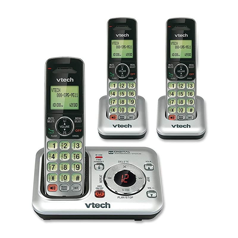 CS6429-16 DECT 6.0 Expandable Cordless Phone with Answering System and Caller ID, 1 Handset, Red