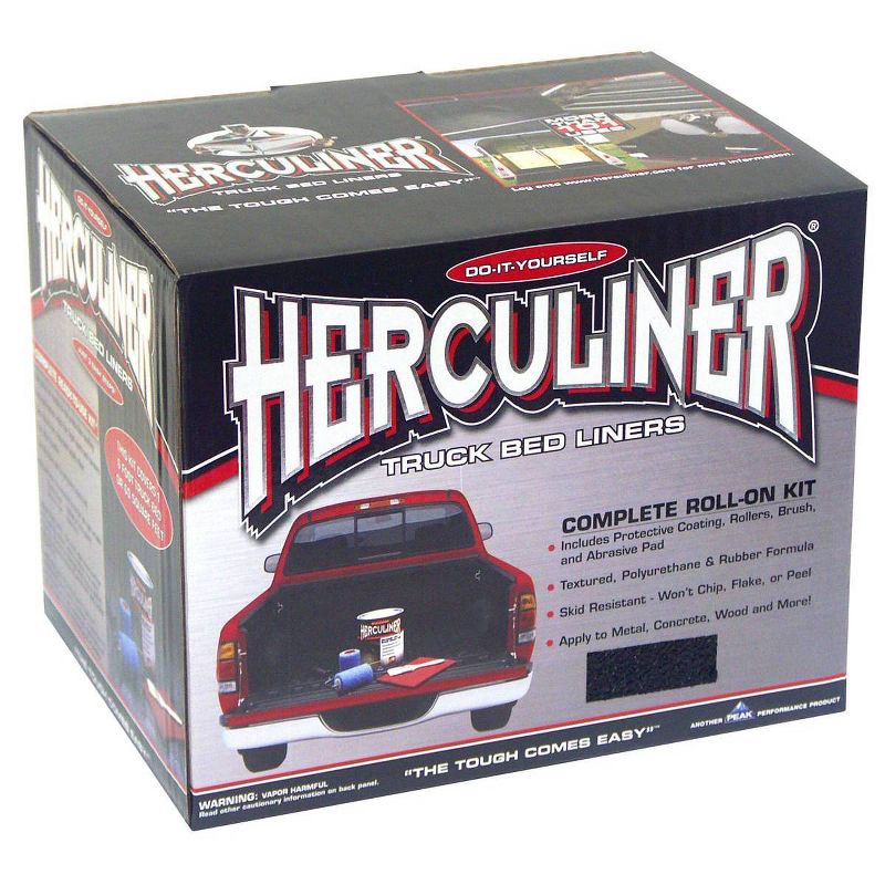 Peak Herculiner Truck Bed Liner Kit Black
