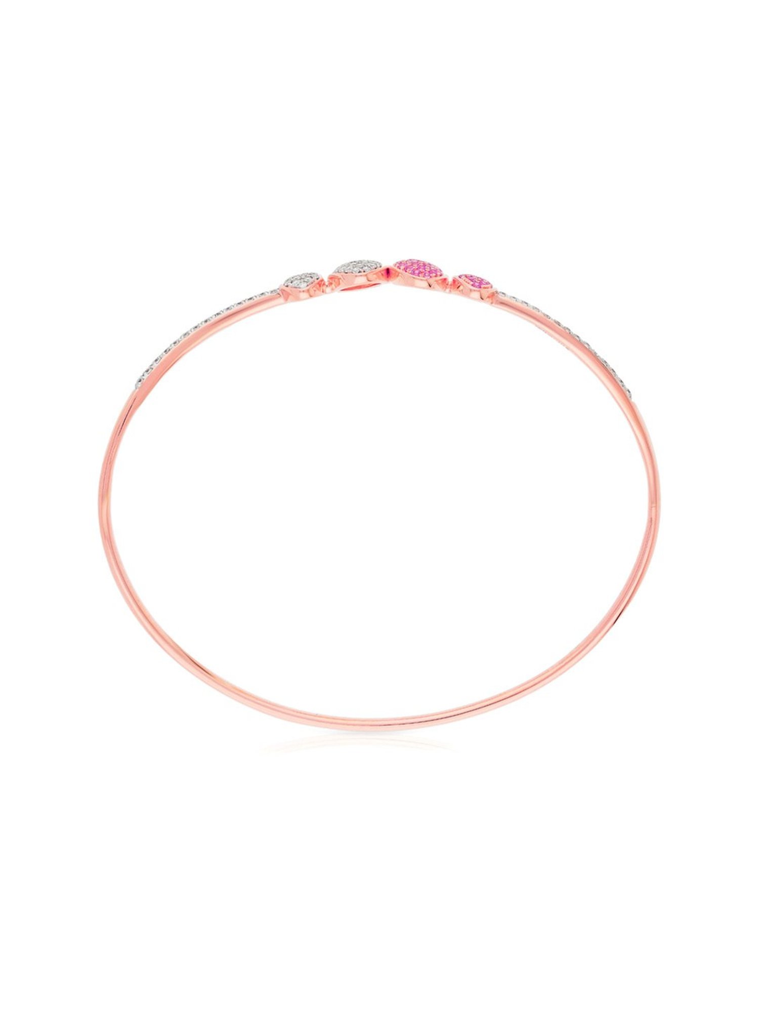 Candere by Kalyan Jewellers BIS Hallmark 18K Yellow Gold and Certified Diamonds Bracelet