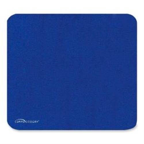 Compucessory Economy Mouse Pad Nonskid Rubber Base 9-1/2"x8-1/2" Blue 23605