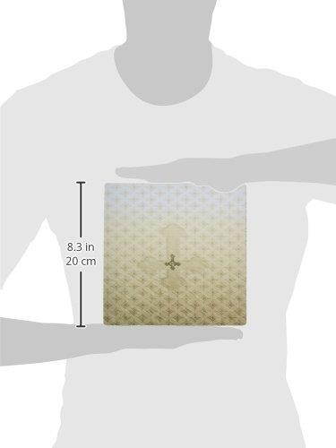 3dRose LLC 8 X 8 X 0.25 Inches Mouse Pad Gold Cross with Jewel Look on Larger Gold Cross (Mp_180926_1)