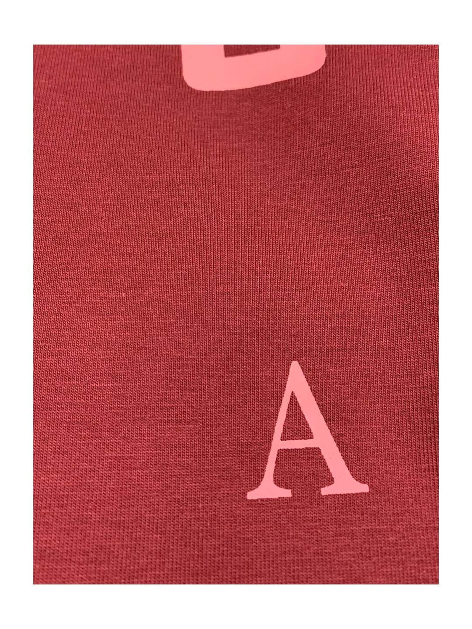 Cavio Kids Maroon Printed Full Sleeves T-Shirt