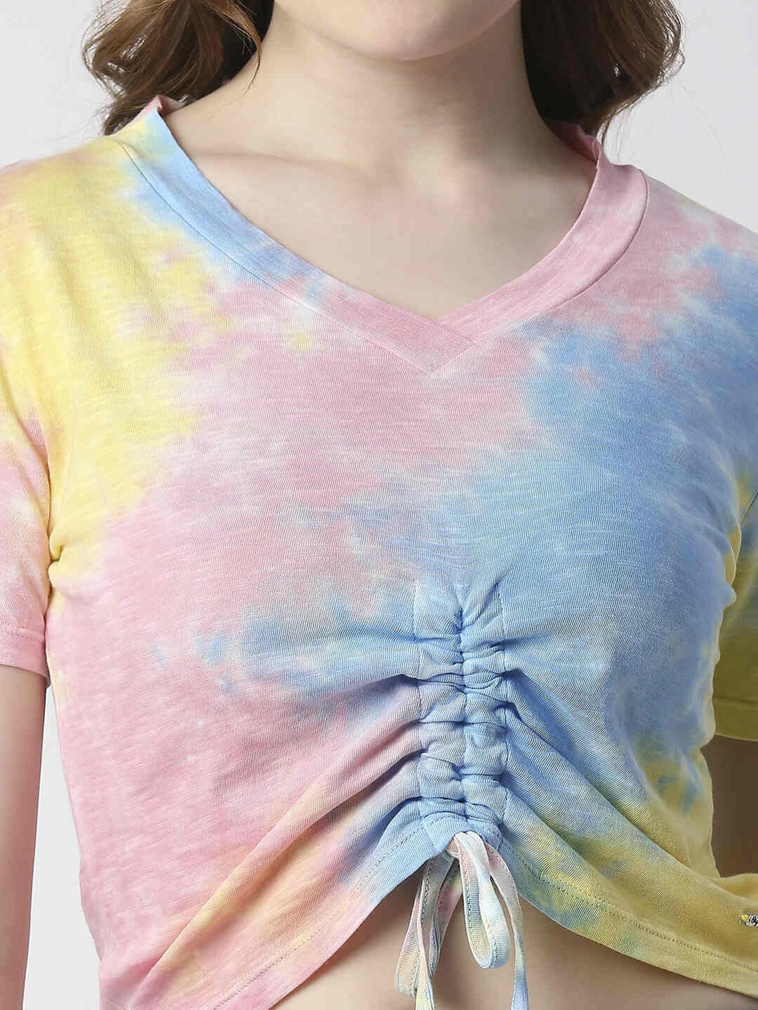 Pepe Jeans Multicolored Cotton Tie & Dye T-Shirt