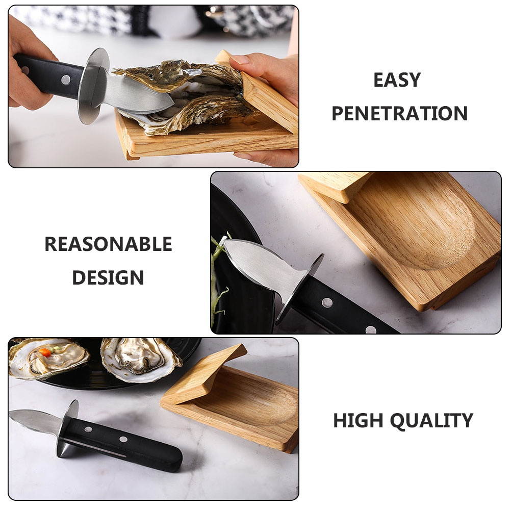 1 Set Oyster Opners Good Fine Useful Stainless Steel Oyster Opner Oyster Shucking Tools Seafood Shucking Tools