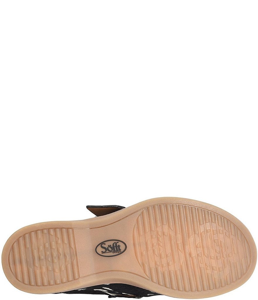 Sofft Billie Animal Print Cork Footbed Clogs
