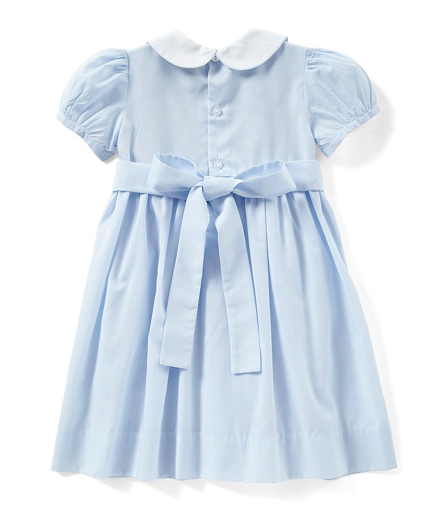 Friedknit Creations Baby Girls 12-24 Months Floral Printed Smocked Dress