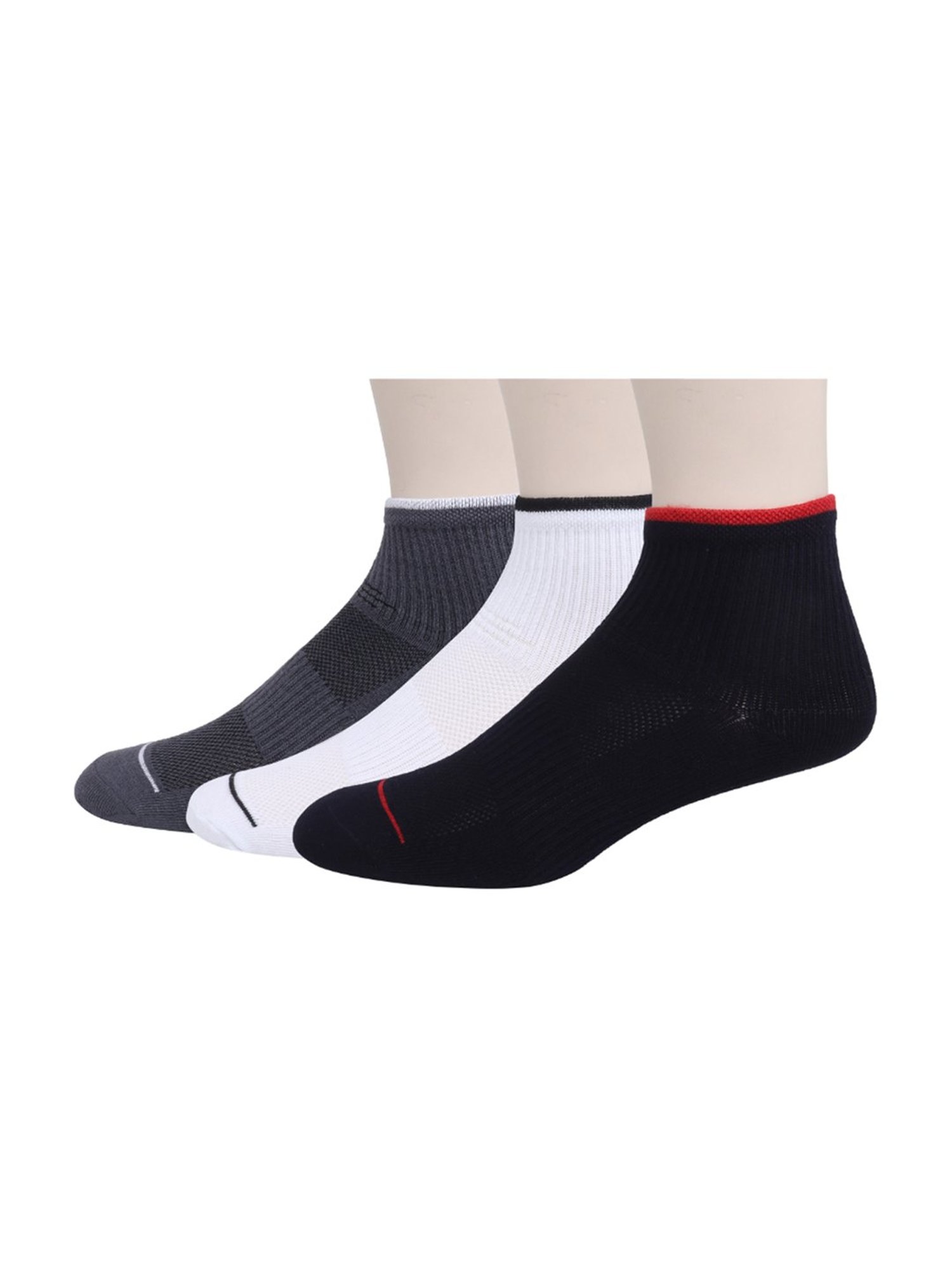 Sokker Multicolor Cotton Solid Socks - Set of 3