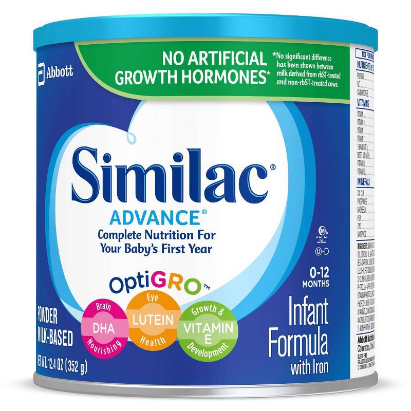 Similac Advance Infant Formula with Iron Powder - 12.4oz