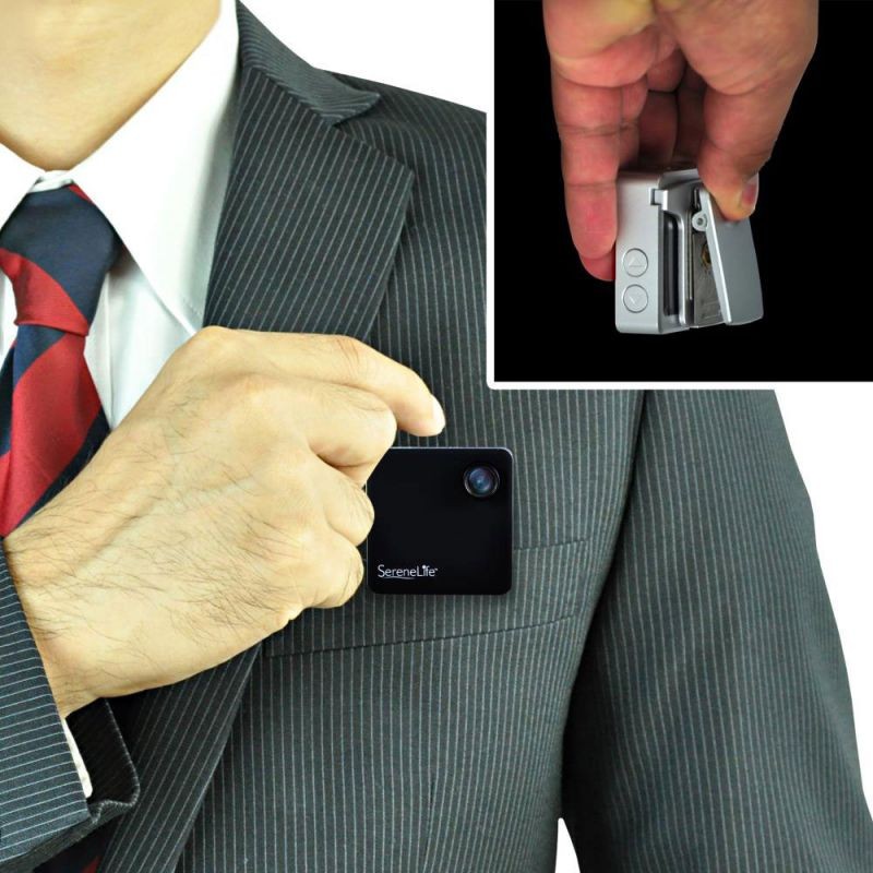 SereneLife 1080p WIFI Enabled App Controlled 2 In 1 Mini Pocket Camera (4 Pack)