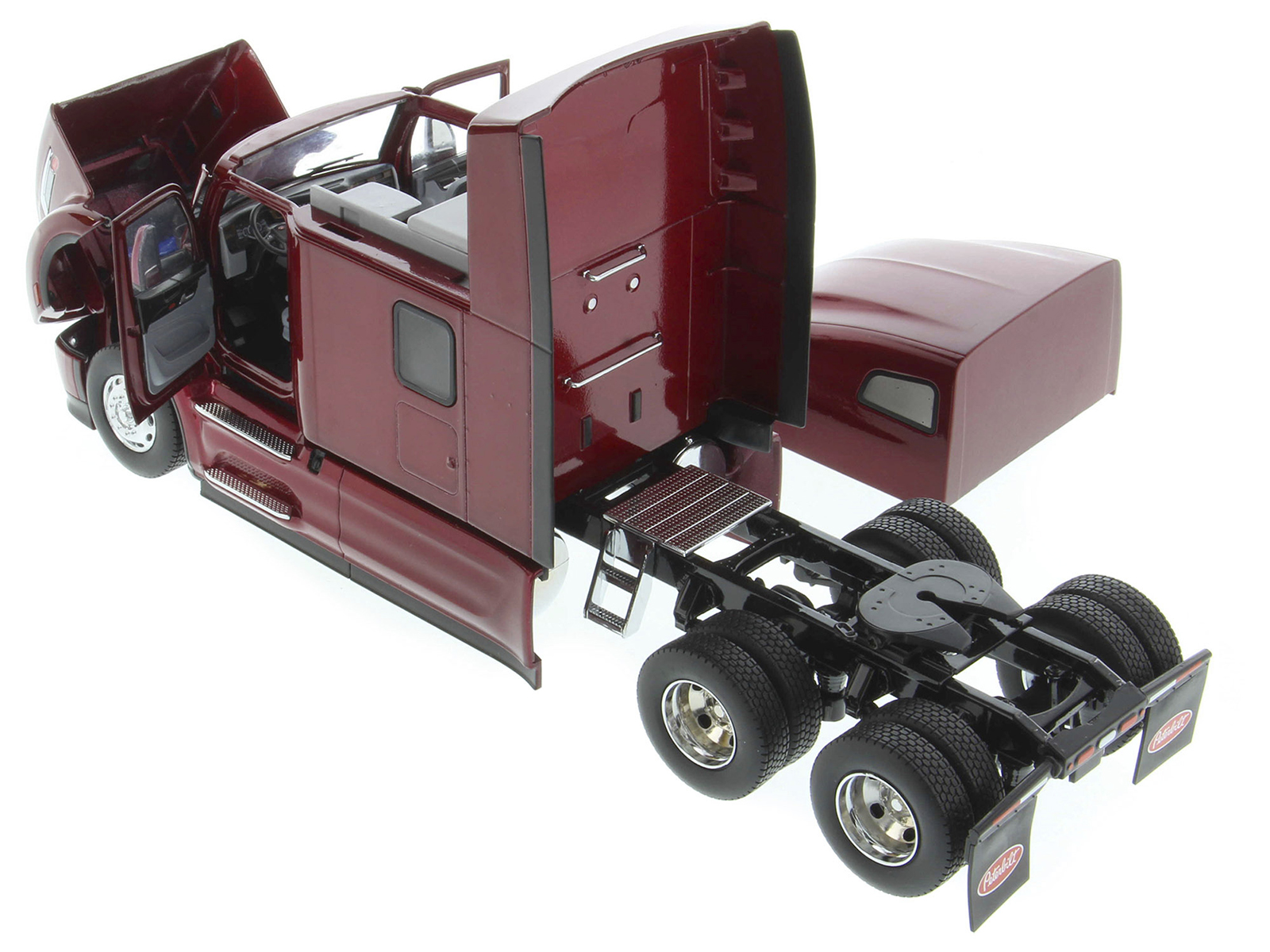 Peterbilt 579 Ultraloft Tractor Truck Red Metallic "Transport Series" 1/32 Diecast Model by Diecast Masters